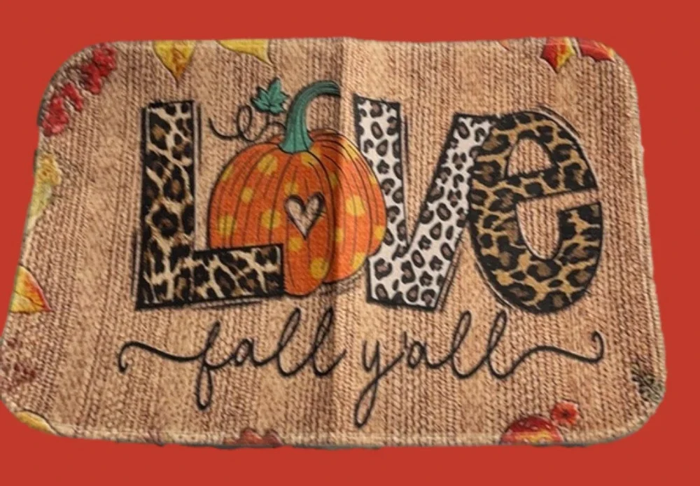 New soft Love Fall Y’all mat